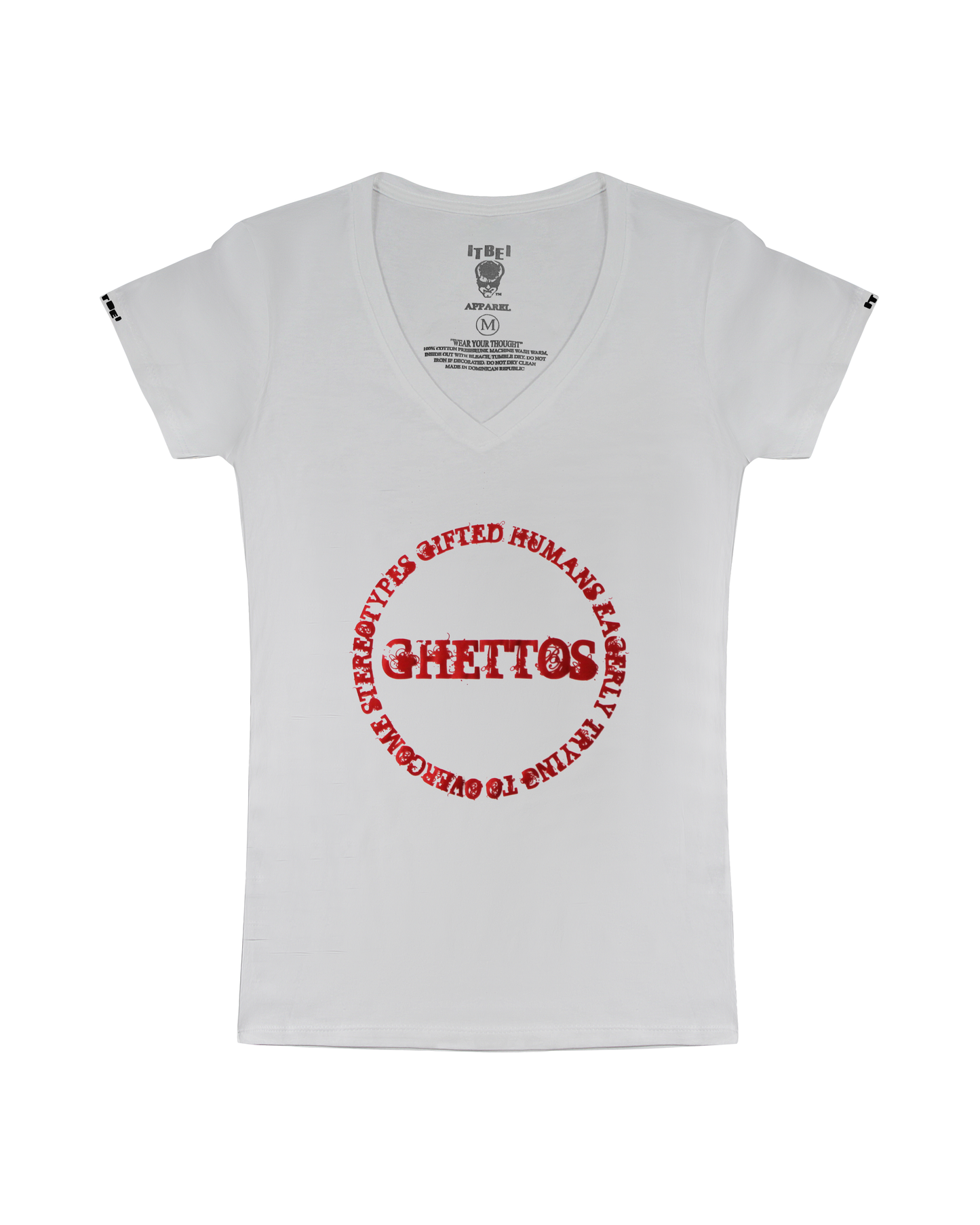 G.H.E.T.T.O.S. AROUND 2 WOMEN V-NECK