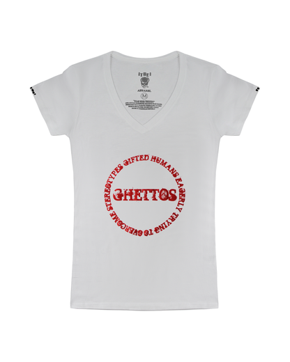 G.H.E.T.T.O.S. AROUND 2 WOMEN V-NECK