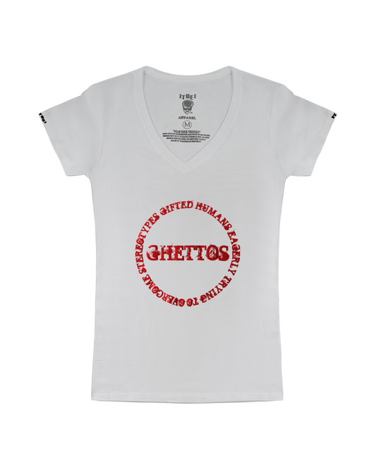 G.H.E.T.T.O.S. AROUND 2 WOMEN V-NECK